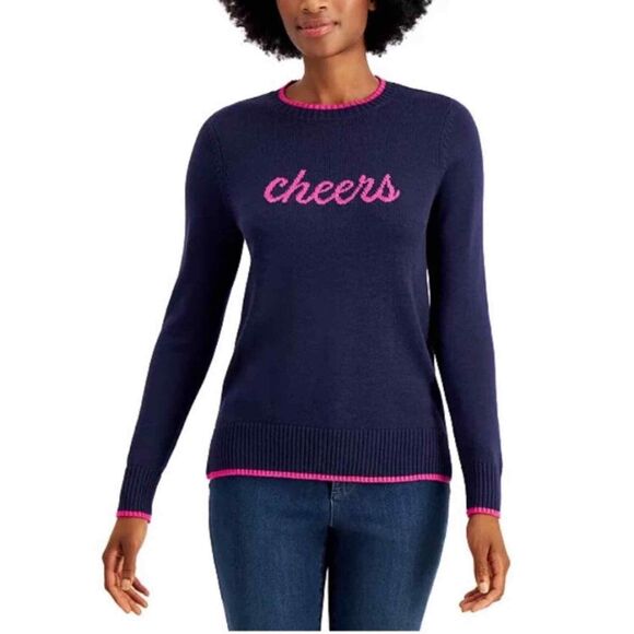 Charter Club Cheers Knit Pullover Sweater Womens size Small - Picture 1 of 4